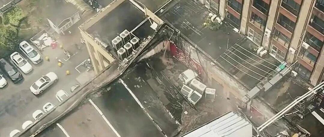 突发！江苏一酒店办婚宴时屋顶倾塌