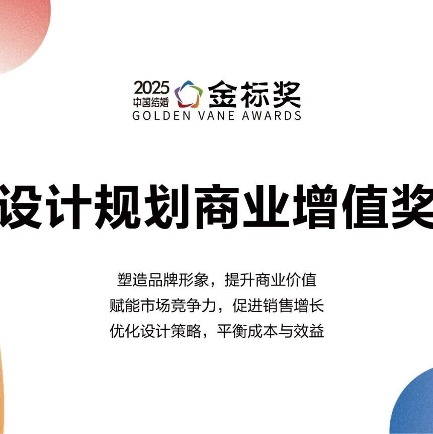 设计规划商业增值奖，奖项申报中！