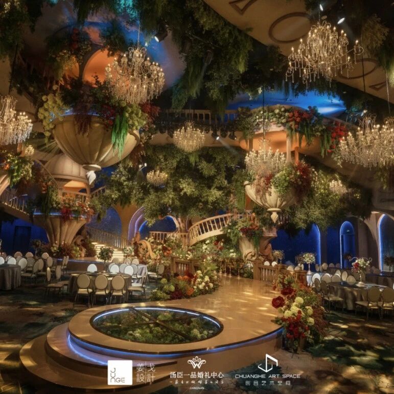 温州汤臣一品婚礼中心【梦幻森系宴会厅】 | 姜戈设计