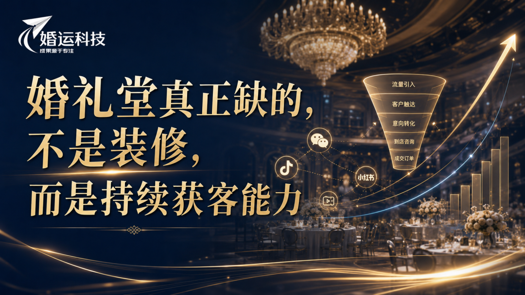 未来婚礼堂，拼的是&ldquo;持续获客能力&rdquo;！
