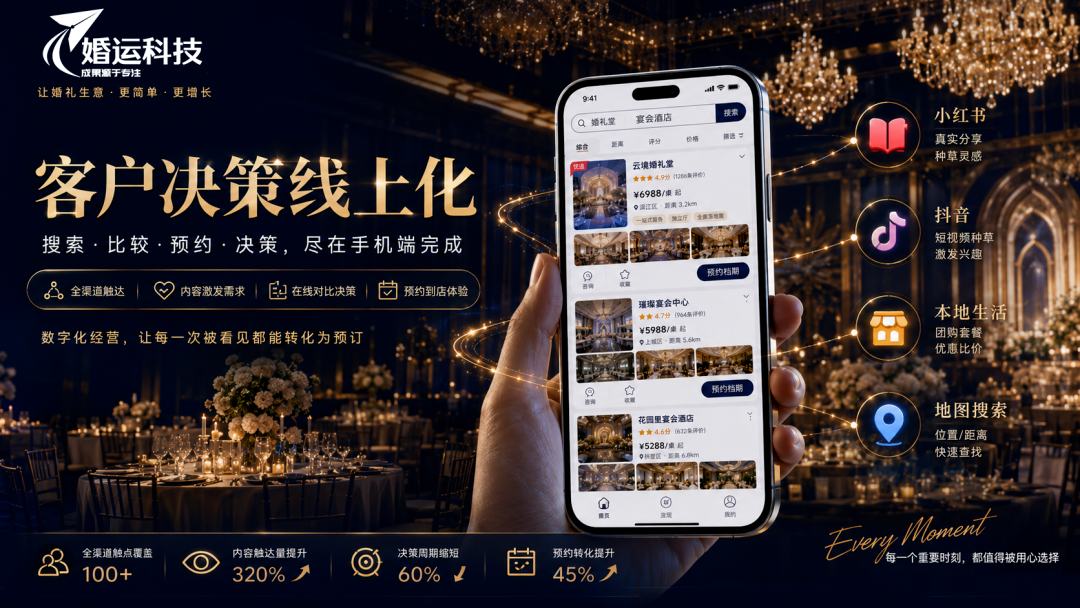 你的婚礼堂获客方式该升级了！