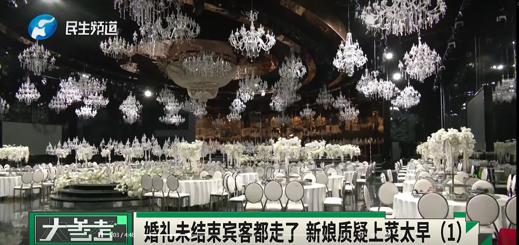 起纠纷！婚礼未结束宾客就走了